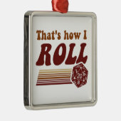 Zo kan ik Fantasy Gaming d20-desktop draaien Metalen Ornament (Rechts)