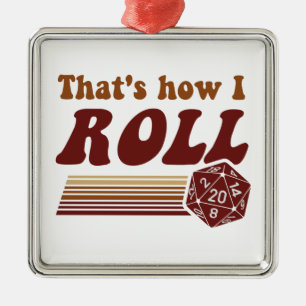 Zo kan ik Fantasy Gaming d20-desktop draaien Metalen Ornament