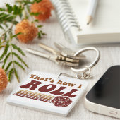 Zo kan ik Fantasy Gaming d20-desktop draaien Sleutelhanger (Voorkant Rechts)