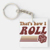 Zo kan ik Fantasy Gaming d20-desktop draaien Sleutelhanger (Voorkant)