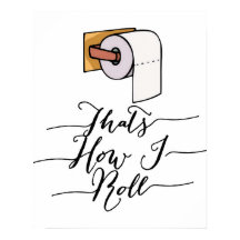 Zo kan ik Funny Bathroom Poster draaien