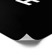 Zo kan ik Funny Drummer Drum Pun Dark BG draaien Poster (Hoek)