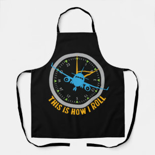 Zo kan ik het vliegveld van piloot-Shirt-vliegverk Schort
