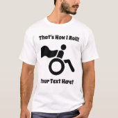 Zo kan ik snelheden met Cape-vliegen doorvoeren T-shirt (Voorkant)