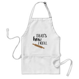 Zo kan ik werken // Funny Baking Pun Quote Standaard Schort