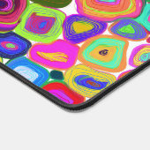 Zo kleurrijke veelkleurige cirkels olie geschilder bureaumat (Hoek)