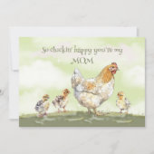 Zo Klokkend Blij Dat Jij Mijn MOEDER Bent Moederda Feestdagenkaart (Voorkant)