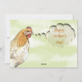 Zo Klokkend Blij Dat Jij Mijn MOEDER Bent Moederda Feestdagenkaart (Achterkant)