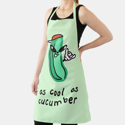Zo koel als komkommer – Keuken Schort (Insitu)