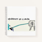 zo koppig als een ezel notitieboek (Voorkant)