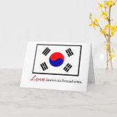 zo Koreaans goedkeuringswenskaart Kaart (Gele Bloem)