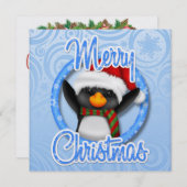 Zo kostbaar! Kerstpinguïn Kaart... SRF Feestdagenkaart (Voorkant / Achterkant)