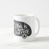 Zo kunnen we Caravan Camping Funny Slogan gebruike Koffiemok (Voorkant rechts)