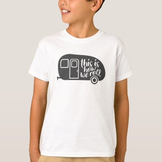 Zo kunnen we Caravan Camping Funny Slogan gebruike T-shirt (Voorkant)