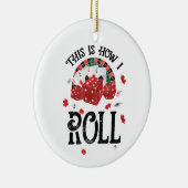 Zo laat ik Shirt zwart rollen Keramisch Ornament (Rechts)