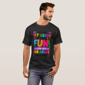 Zo lang 1e klas kijk uit 2e klas Afstuderen T-shirt (Voorkant volledig)