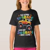Zo lang 1st Grade Afstuderen Monster Truck T-shirt (Voorkant)