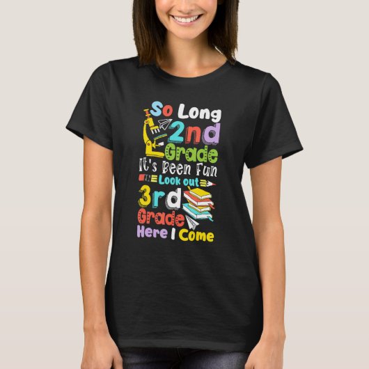 Zo lang 2e klas 3e klas hier kom ik afstuderen t-shirt (Voorkant)