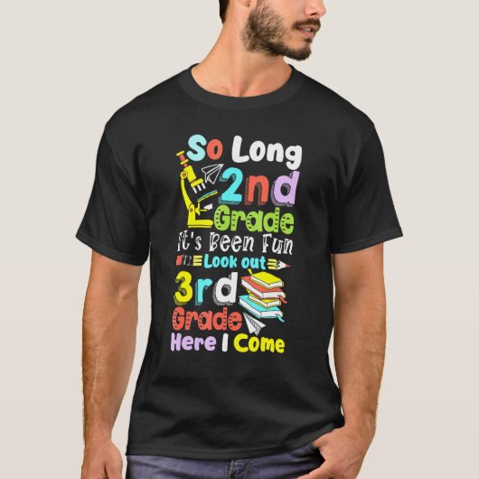 Zo lang 2e klas 3e klas hier kom ik afstuderen t-shirt (Voorkant)