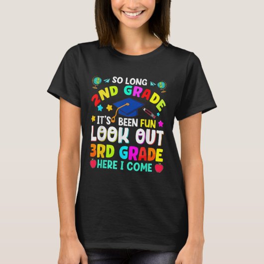 Zo lang 2e klas Afstuderen Afstuderen Leraar Kinde T-shirt (Voorkant)