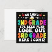 Zo lang 2e klas kijk uit 3e klas Afstuderen Aankondiging (Voorkant / Achterkant)