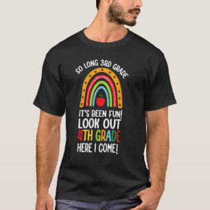 Zo lang 3e klas kijk uit kleuterschool afstuderen t-shirt