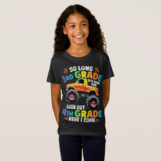 Zo lang 3e rang Afstuderen Monster Truck T-shirt (Voorkant volledig)