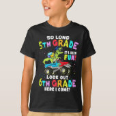 Zo lang 5e klas Afstuderen T Rex Dinosaurus T-shirt (Voorkant)