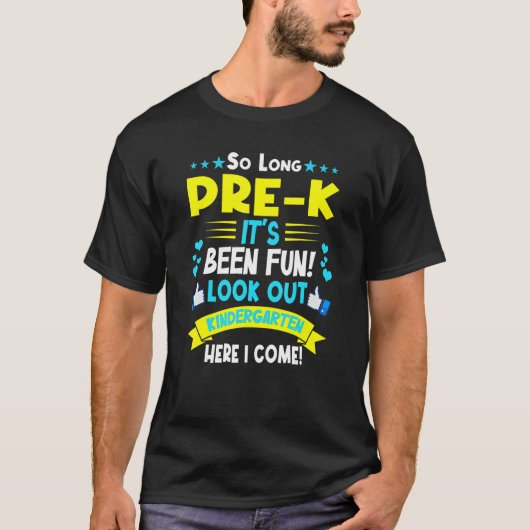 Zo lang Afstuderen voor de kleuterschool op de laa T-shirt (Voorkant)