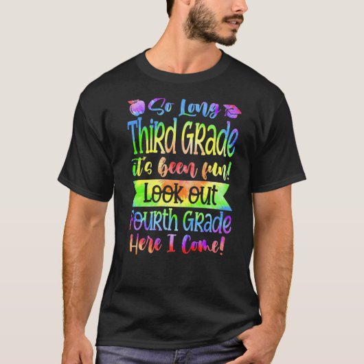 Zo lang als de derde klas haar vierde klas uitzoek t-shirt (Voorkant)