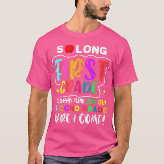 zo lang als eerste klas hallo tweede klas hier kom t-shirt