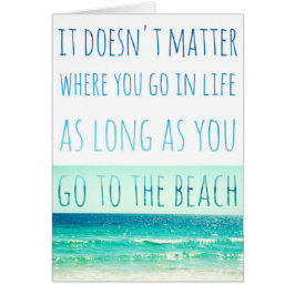 Zo lang als je naar de Beach-kaart gaat