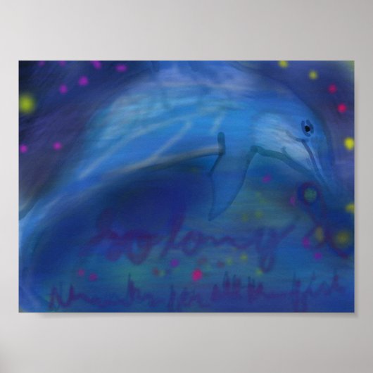 Zo lang en bedankt voor alle vissen poster (Voorkant)