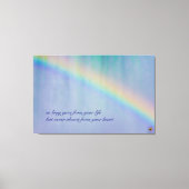 Zo lang getoon canvas afdruk (Voorkant)