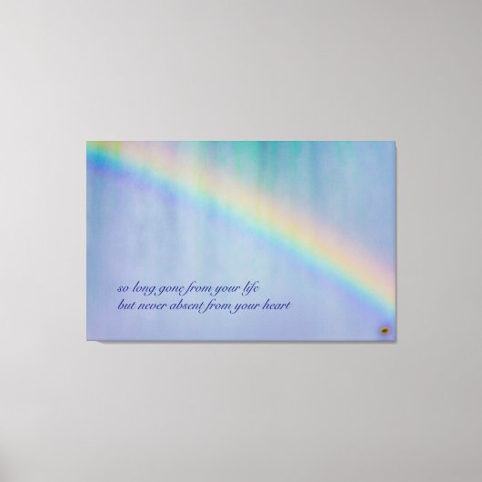 Zo lang getoon canvas afdruk (Voorkant)