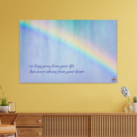 Zo lang getoon canvas afdruk (Insitu (Woonkamer))