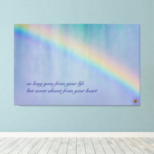 Zo lang getoon canvas afdruk (Insitu (Houten vloer))