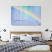 Zo lang getoon canvas afdruk (Insitu (Slaapkamer))