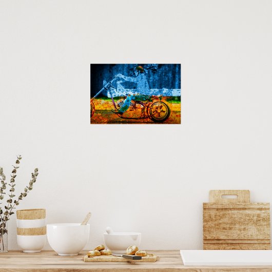 zo lang kapotte poster (Keuken)