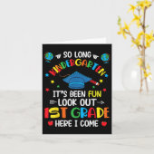 Zo lang kleuterschool Afstuderen 1e klas Kinder jo Kaart (Gele Bloem)