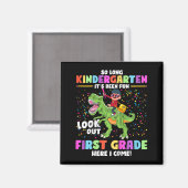 Zo lang kleuterschool Afstuderen CL 2023 Dinosauru Magneet (Voorkant / Achterkant)