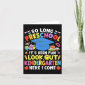 Zo lang kleuterschool Afstuderen kleuterschool hie Kaart (Voorkant)