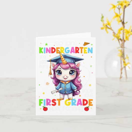 Zo lang kleuterschool Afstuderen Laatste dag van s Kaart (Gele Bloem)