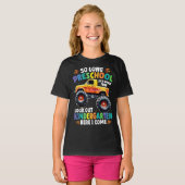 Zo lang kleuterschool Afstuderen Monster Truck T-shirt (Voorkant volledig)