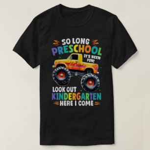 Zo lang kleuterschool Afstuderen Monster Truck T-shirt