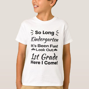 Zo lang kleuterschool Het is leuk geweest T-shirt