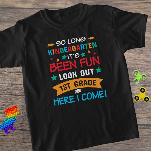 Zo lang kleuterschool, kijk uit eerste klas! Kind T-shirt