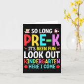 Zo lang Pre-k Afstuderen Afstuderen Docent Kind Bo Kaart (Gele Bloem)