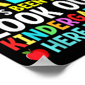 Zo lang Pre-k Afstuderen Afstuderen Docent Kind Bo Poster (Hoek)