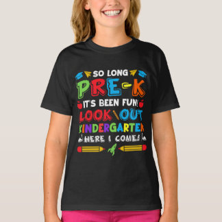 Zo lang pre-K Afstuderen Douane T-shirt